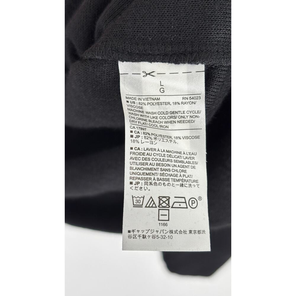 Banana Republic Shawl Neck Long Sleeve Sweater Pullover Mens Large Black New - Picture 6 of 7